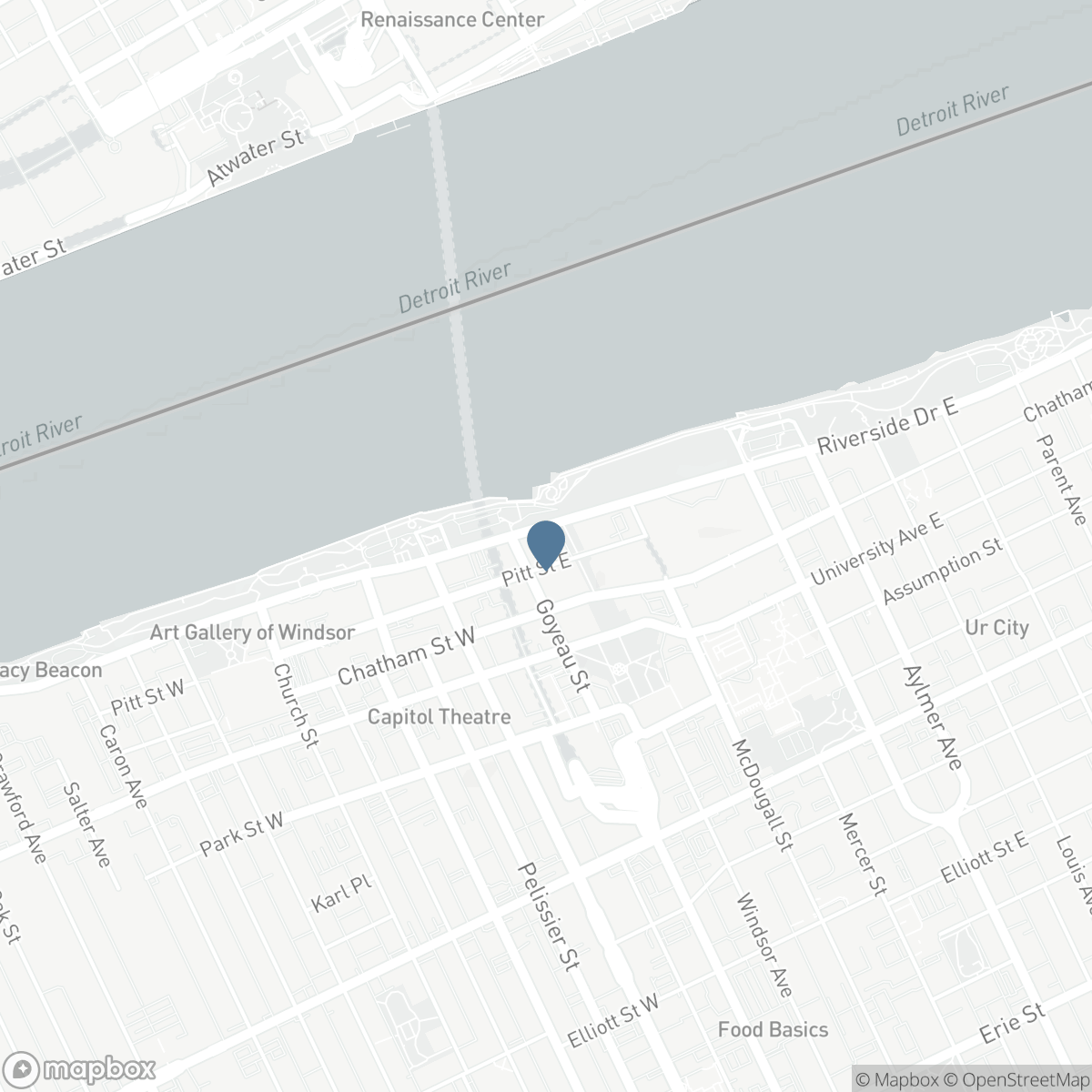 111 Riverside DRIVE East Unit# 107, Windsor, Ontario N9A 2S6